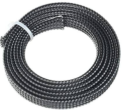 Othmro Manchon de Câble Gaine 1M Souple, Gaine Câble Tressée Extensible, Gestion des Câbles Rangement Tressée Fendue en Pet, Gestion de Câble Réglable, Protection Gestion des Câbles pour TV, PC, USB