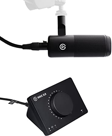 Elgato XLR Paket - Dynamisches Mikro mit USB-C Audiomixer, Nierenförmige Mikrofonkapsel für Podcasting, Streaming, Broadcasting, Unterdrückt Hintergrundgeräusche, für Mac/PC mit 3m Kabel