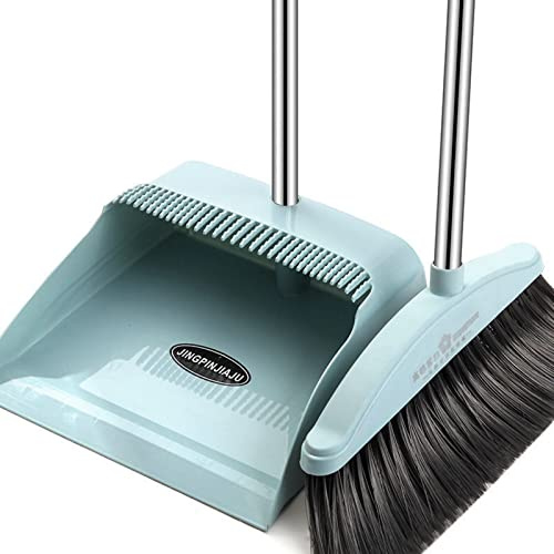 Dammspade och sopset, sopborste och spade med handtag, sopborste och dammspade med långt handtag, inomhus utomhus för hem, kök, kontor, oumbärlig