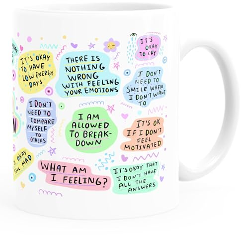 MoonWorks® Kaffee-Tasse Motivation Affirmation Sprüche Motivationsgeschenke lustig Kollegen Mutmacher Weiss standard