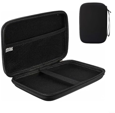7 Inch GPS Protective Case Moisture Resistant Hard Shell with Storage Compartment for Charge Cables and Accessories