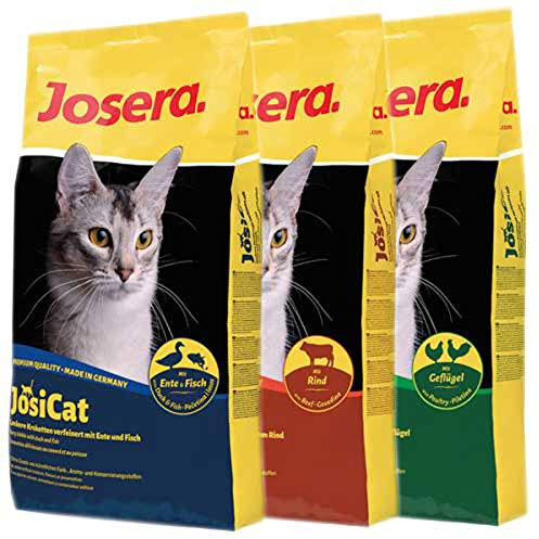 Josera 30 kg JosiCat - je 10 kg JosiCat Ente, Rind, Geflügel