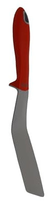 Pintinox Up spatola da Cucina in Silicone, Resistente al Calore, Manico Antiscivolo e Autoportante, Ideale per Superfici Antiaderenti, Colore grigio con manico rosso