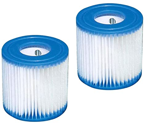 WuYan Cartucho de Repuesto para Piscina Filtro de Bomba 28601/28602 para Intex H Tipo 29007E, Juego de Cartuchos de Filtro para Piscina sobre el Suelo, bañera de hidromasaje SPA（2 Piezas）…