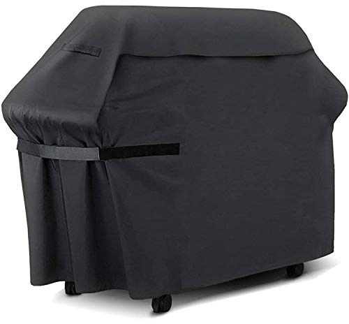 Housse de Barbecue résistant aux intempéries 210d Oxford Tissu Durable et imperméable Barbecue Housse, Housse de Barbecue résistant à la déchirure, résistant aux UV (145x61x117cm)