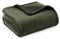 Bedsure Fleece Throw Blanket for Bed - Soft Cosy Fluffy Blankets for Sofa, Warm Double Throws for Audlts, Olive Green, 150x200 cm