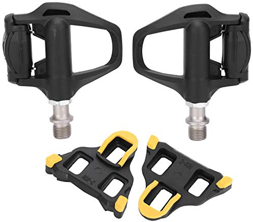 Rennradpedale Fahrrad Flachpedale und Klickpedale 9/16 Zoll Plattformpedale Aluminiumlegierung Fahrradpedale mit Platten SPD-System, für Trekking Mountainbike Rennrad