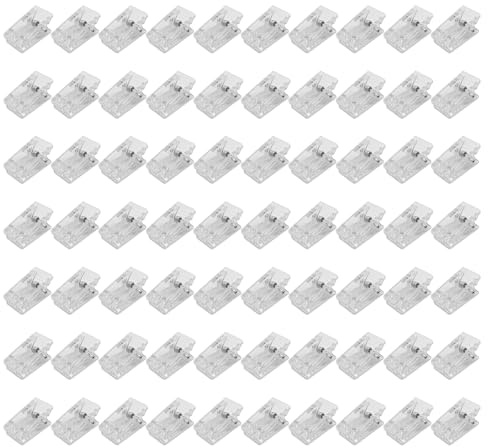 XINGSUI 70 Piezas Clips de Resorte transparente, para el hogar y la oficina