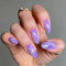 LYMCY Press on Nails Lila Nägel Künstliche Nägel für Frauen und Mädchen -24 Stück