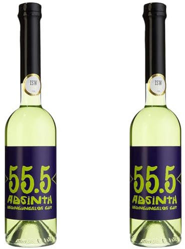 55.5 Absinth | Destillerie Dr. Rauch | 55.5% vol | 500ml (Packung mit 2)