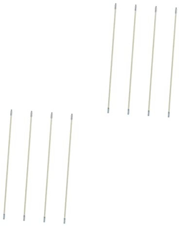 MAGICLULU 2 Ensembles Outils De Nettoyage De Cheminée Balayette Cheminée Balayette Cheminee Outils De Nettoyage De Conduits d'air Accessoire De Cuisine Plastique Blanche 4 Pièces * 2