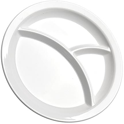 ERINGOGO Teilbarer Kinderteller Mit Unterteilung Für Junge Mädchen Geteiltes Tablett Aus Hochwertigem Material Babyteller Für Lebensmittel