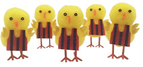 Rubies Pollo Culer para Pascua, Pollitos Pascua, 4 centímetros, Paquete de 36 Unidades, Decoración Pascua, Figura Pollitos, La Mona