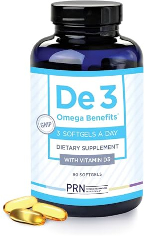 De3 Dry Eye Ultra Pure rTG Omega 3 – Support for Dry Eyes - 2400 mg EPA & DHA – New & Improved-Burpless-3 per day serving, 1-month supply
