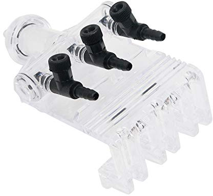 MY MIRONEY 3-Way Aquarium Air Check Flow Control Swtich Gang Valve for Fish Tank