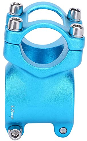 Dilwe Attacco Manubrio Bici Corto, Attacco Manubrio Bici 25,4x35 mm Applicabile per manubri Bici con Diametro di 25,4 mm. Bicicletta da 25,4 mm / 1 Pollici(Blu)
