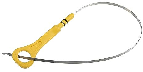 X AUTOHAUX Engine Oil Dipstick Indicator, for Hyundai 2010-2015, Metal, Yellow