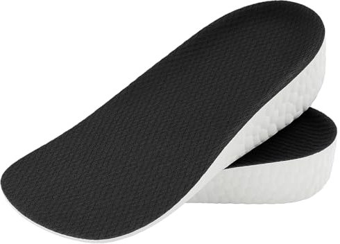 Norelie Height Increase Insoles, Heel Lift Elevator, Heel Raise, Heel Pad, Orthotic Wedge, Shoe Pad, 3/5 Length Orthotic Plantar Fasciitis Shoe Lifts Inserts for Men and Women (1.5Cm)