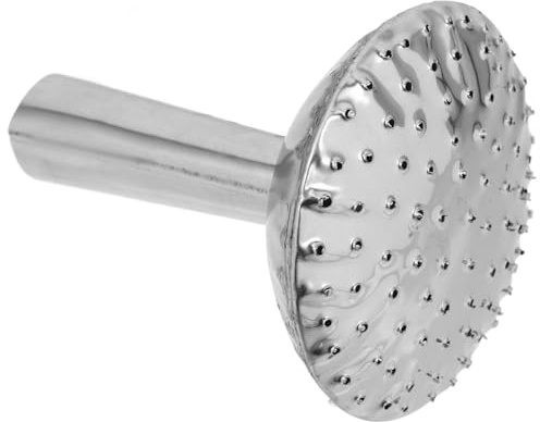 Toddmomy Vattenkanna munstycke sprinklerhuvud lock stor vattenkanna utomhus vattenkanna hållare vattenkanna i metall för inomhusväxter byte av sprinklhuvudet rosmunstycke silver rostfritt