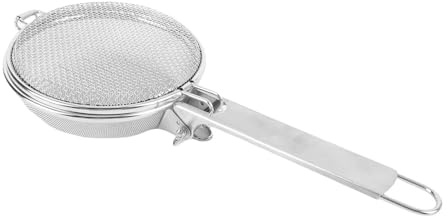 Fabater Tostador de café de Acero Inoxidable, Tostador de té de Frutas Ligero y Compacto, de Granos de café de Malla de Alambre para Vacaciones