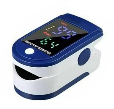 Portable Finger Pulse Oximeter with HD LCD – One-Button SpO2 & Heart Rate Monitor for Home, Sports & Health Tracking | Compact Fingertip Oxygen Meter with Low Battery Indicator & Carry Case