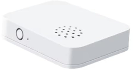 NONDK Sensor Vibración Inteligente Tuya ZigBee, Inalámbrico, Detector Rotura Cristales, Caídas e Inclinación. Alarma con Sirena Inteligente Integrada para la Seguridad del Hogar.