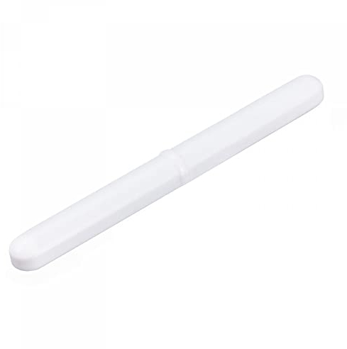 sourcing map Magnetic Stirrer Mixer Stir Bar Rod 100mm(4) x10mm with Ring Shape Coating Magnet White for Laboratory