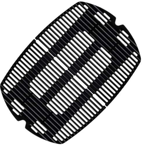 MGiessca 7646 Grillrost für Weber Q300 Q320 Q3000 Q3200 Series Gasgrills,45,2 x 31,75CM Gussrost Ersatzteile Zubehör für Weber Q300,7584,586002,57060001,404341,2 Stück BBQ Ersatz
