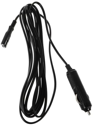 EXAOMBLE Cable de Alimentación Diseño Portátil para Frigorífico de Coche y Material de Cobre Goma Enchufe de Encendedor Macho para Lavado y Limpieza