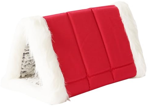 BommFu Lit en Caverne pour Chat | Nid Doux Chaud Lavable Et Pliable,Niche pour Animaux Semi-Fermée pour Intérieur Chaude,pour Intérieur Extérieur Salon Jardin Cour Sommeil Repos Détente pour
