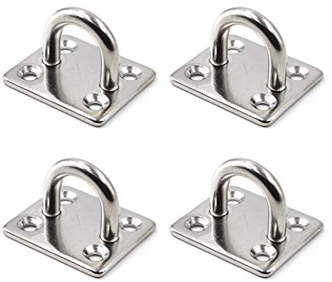 SeeRaphee Anclaje para Montaje en Pared de Techo Ancla Resistente Acero Inoxidable 304 5/16 8mm (4 Pezzi)