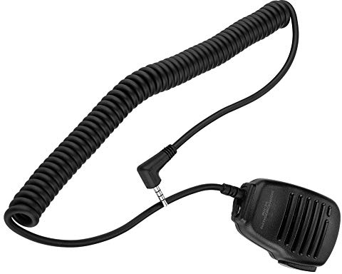 PUSOKEI Schultermikrofon für 2-Wege-Funklautsprecher für/Vertex VX-1R, VX-2R, VX-3R, VX-5R, FT-50, FT-60, FT-10R, FT-40R, FT-50R, FT-51R, FT-60R, VX-10, VX-14, VX-17 usw