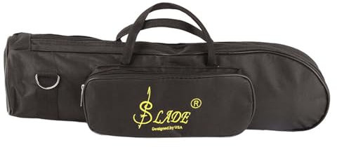 Trompetentasche, Nylon-Trompeten-Tragetasche, Tragbarer Trompetenkoffer, Doppelte Reißverschlüsse, Trompetentasche für Trompete