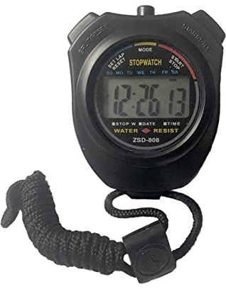 Leapiture Sprung-Timer-Stoppuhr, 0,01 Sekunden Timing, Digitale Sport-Stoppuhr, Timer, elektronisch, wasserdicht, professionell für Schwimm- und Lauftraining