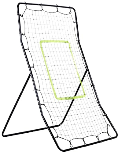 Football Rebounder Net Rebound Net For Baseball Tennis, Football Training Equipment Playback Game Target Goal Multi-Sport Net for Kids, with 4 Ground Nails