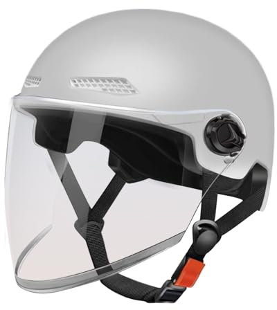 Casco Monopattino Elettrico | Casco Bicicletta Elettrico Con Visier Semicaschi Altamente Protettivi Mezzi | Cascos Monopattino | Caschi Da Bici Per Uomini E Donne Adulti