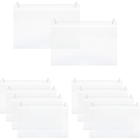 WYAN 10pz Porta Prezzi per Negozio Mensole,A5 Trasparente Supporto,Etichette per mensole,Porta Etichette Trasparente 21 x 16cm cm per scaffali,panetterie,negozi di alimentari(Formato Orizzontale)