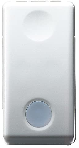 GEWISS DERIVATORE PER SERIE CIVILE IN VERSIONE TASTO BIANCO LUCIDO 1P 16AX LUMINOSO 230V GW20577