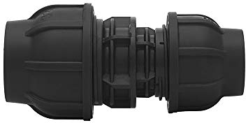 Gebo Plast Kupplung reduziert PE Klemmfitting Verbinder Klemmverbinder (40 x 32 mm)