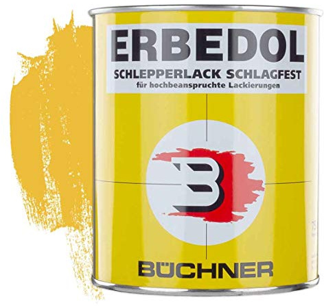 Erbedol | Schlagfester Lack | John Deere | SL1122 | bis 1987 | gelb | 0,75 l | Traktor | Landmaschinen | Traktor marken | Instandhaltung | Farbe | schlagfest SL1122 - bis 1987-0,75 l - gelb | Lack
