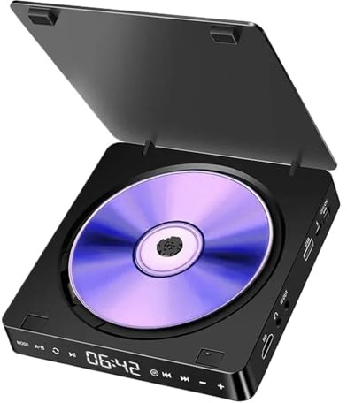 DVD-spelare HD 1080P Bärbar CD VCD Hifi Stereo Videospelare Fungerar For TV-projektor Kompakt Liten