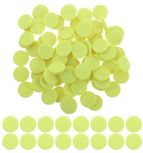 SOIMISS 300 Pezzi Tamponi di Ricarica per Diffusore Auto 30 Mm Cuscinetti Assorbenti per Oli Essenziali Pastiglie Profumate per Filtri Aria Condizionata Aromatici per Interni Veicoli