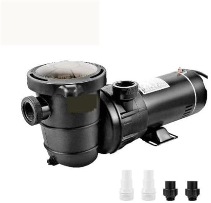 Poolpump 1,5HP/2HP 88-92GPM In/Over mark med sil Enkel/dubbel hastighet Högeffektiv cirkulation För nybörjare gör-det-själv(2 HP Single Speed)