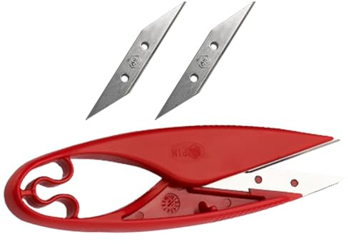 WRITWAA Tijeras de Sastre de Tela en Acero Inoxidable y Plástico Alta Capacidad de Corte para Coser y Cortar Hilo en Costura y Confección