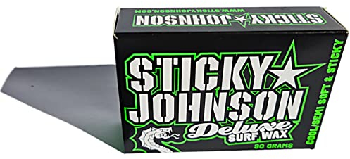 Sticky Johnson Cire Deluxe pour planche de surf 90 g - Cool/Semi Soft & Sticky