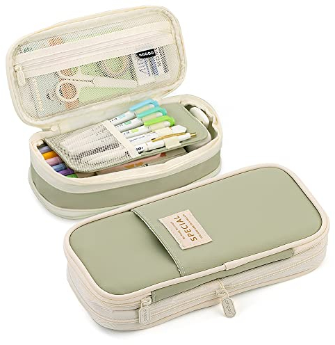 MAMUNU Federmäppchen mit grossem Fassungsvermögen, Mäppchen Mädchen Teenager, Stiftebeutel für Studentin Erwachsener, Federtaschen Groß für Schule & Büro