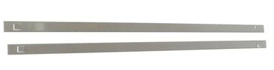 Forgast Set Guide per Mensola Ripiano per Tavoli Refrigerati e Armadi Frigoriferi, Essenziali per Montare uno Scaffale Aggiuntivo Nella Camera del Refrigerati, Lunghezza 64,5cm, Formato GN 2/1