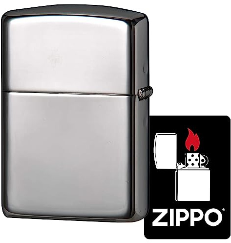 Zippo Platinum Plating Windproof Brass Lighter Armor with Special Sticker 162PT