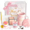 YiksunMY Cadeau Maman, Cadeau Anniversaire Maman, Coffret avec Carte de Vœux, Bain Moussant, Bougie, Saint Valentin, Noel, Idee Mug en Céramique‌ 340 ml