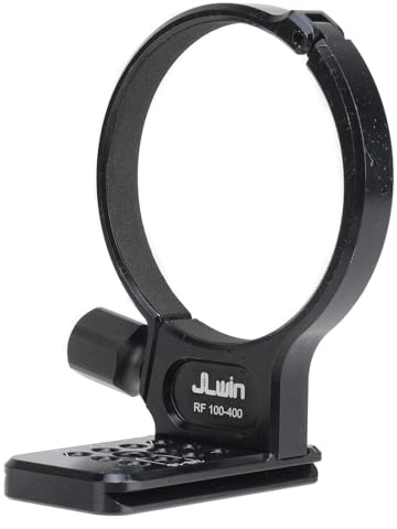 FOTGA Metall Stativ-Halterungsring Objektiv Stativring 75mm für Canon RF 100-400mm F/5.6-8 is USM Objektiv, integrierte Arca Swiss Stativ Schnellwechselplatte mit 1/4 & 3/8 Schraube